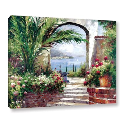 ArtWall Peter Bell's Rose Arch, Gallery Wrapped Canvas