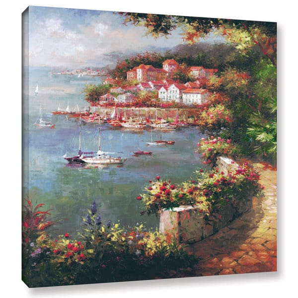 ArtWall Peter Bell's Rose Path, Gallery Wrapped Canvas - Overstock ...