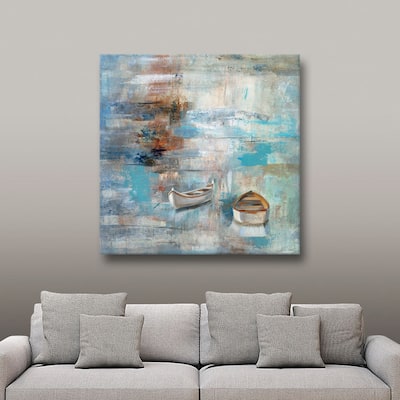 ArtWall Silvia Vassileva's Calm Sea, Gallery Wrapped Canvas