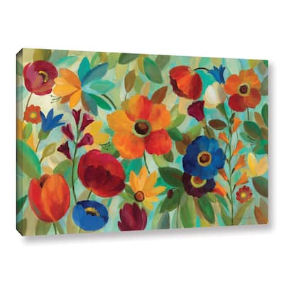 ArtWall Silvia Vassileva's Summer Floral V, Gallery Wrapped Canvas