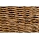 preview thumbnail 7 of 6, Woven Natural Abaca Bench With Cushion by East at Main