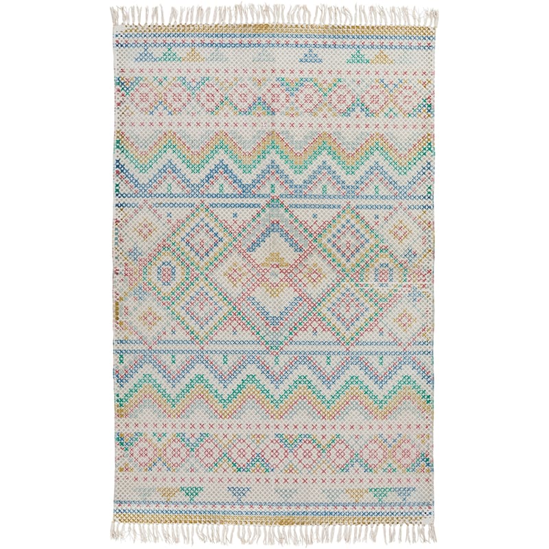 Hand Woven Marguerite Cotton Area Rug