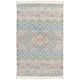 preview thumbnail 11 of 11, Hand Woven Marguerite Cotton Area Rug - 2' x 3'