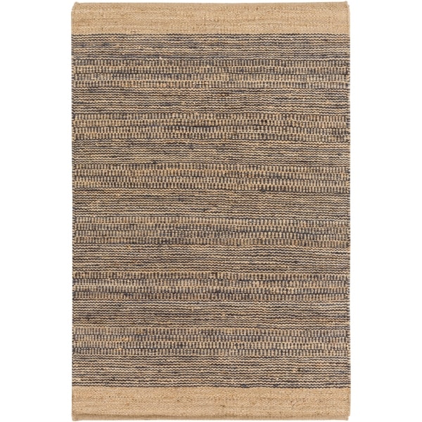 Hand Woven Sandbach Jute/Cotton Area Rug