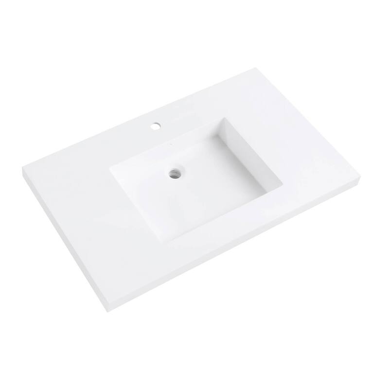 Avanity VersaStone 37-inch Solid Surface Vanity Top