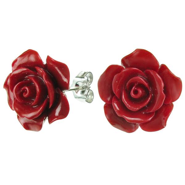 Rose Blue Green Red Timeless Elegance Earring Studs 925 Sterling Silver Earrings For Women Wedding Party Gift Europe Jewelry Rose Blue Green Red Timeless Elegance Earring Studs 925 Sterling Silver Earrings For Women Wedding Party Gift Europe Jewelry