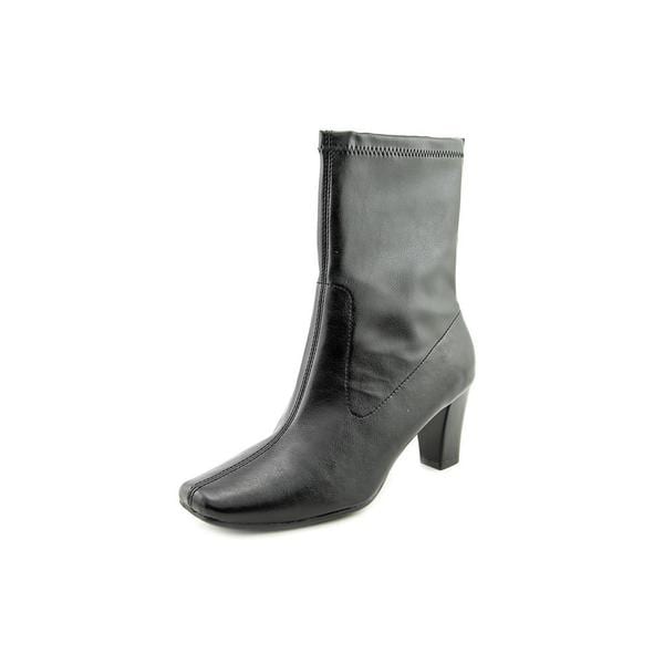 Geneva' Faux Leather Boots - Overstock 