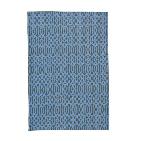 Hand-woven Reversible Flat Weave Oriental Kilim Rug (4'10 x 7'2)