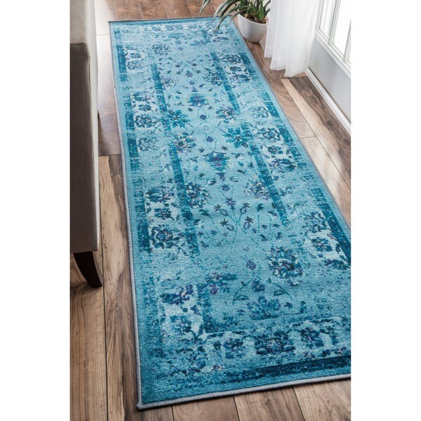 Shop Nuloom Traditional Vintage Inspired Overdyed Floral