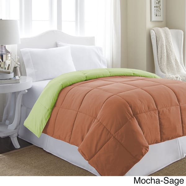 Shop All Season Reversible Down Alternative Microfiber Comforter