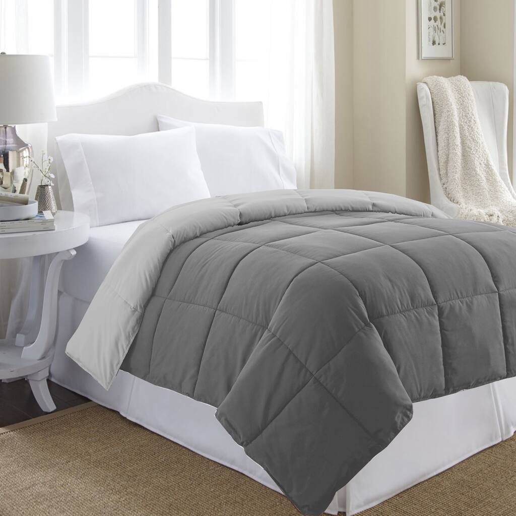 All Season Reversible Down Alternative Microfiber Comforter