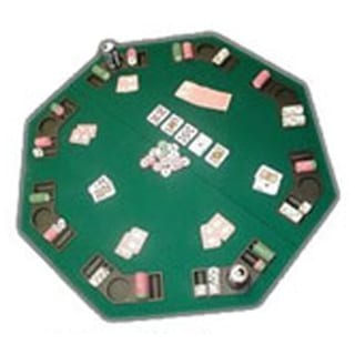 In wall high top poker table