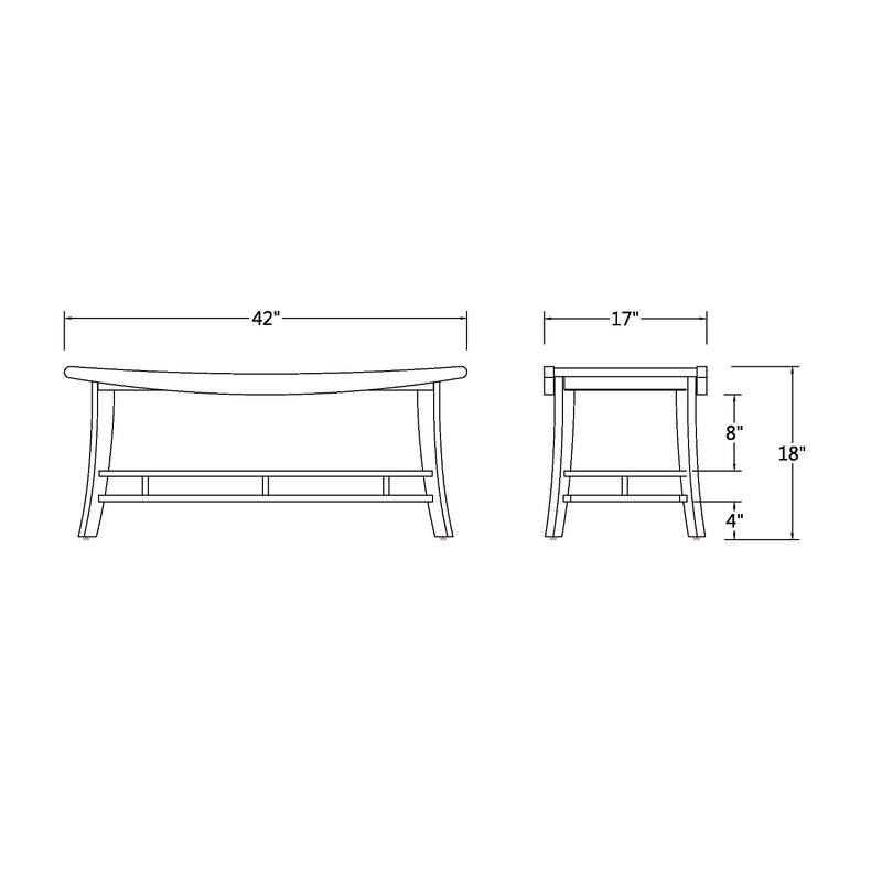 Cambridge Casual Estate Spa Teak Large Bench