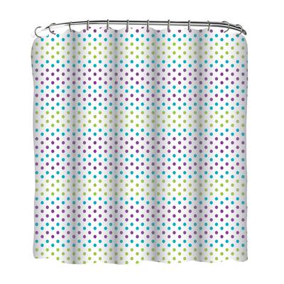 Printed Gradient Dots Shower Curtain - Multi