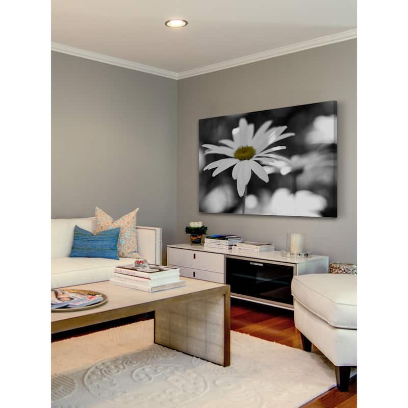 Marmont Hill - Sun Speckled Daisy Painting Print on Canvas - Multi-Color