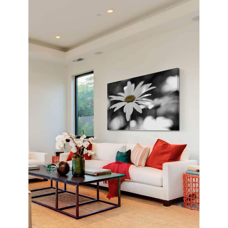 Marmont Hill - Sun Speckled Daisy Painting Print on Canvas - Multi-Color