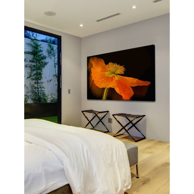 Marmont Hill - Dramatic Orange Poppy Painting Print on Canvas