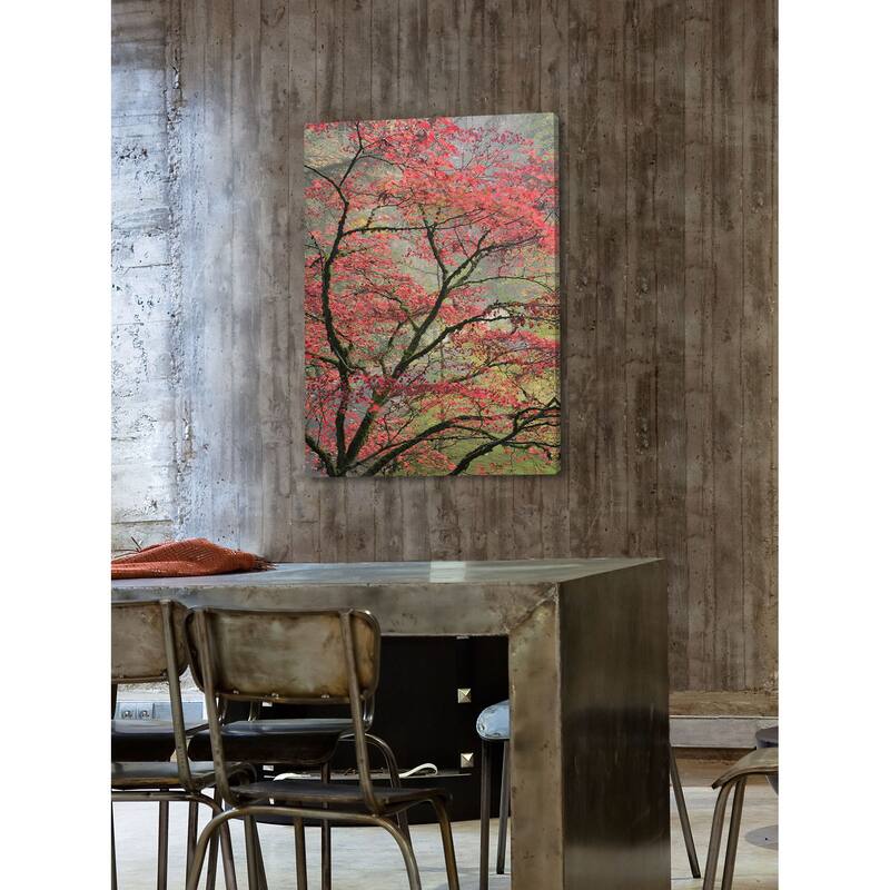 Marmont Hill - Red Zen Painting Print on Canvas - Multi-Color