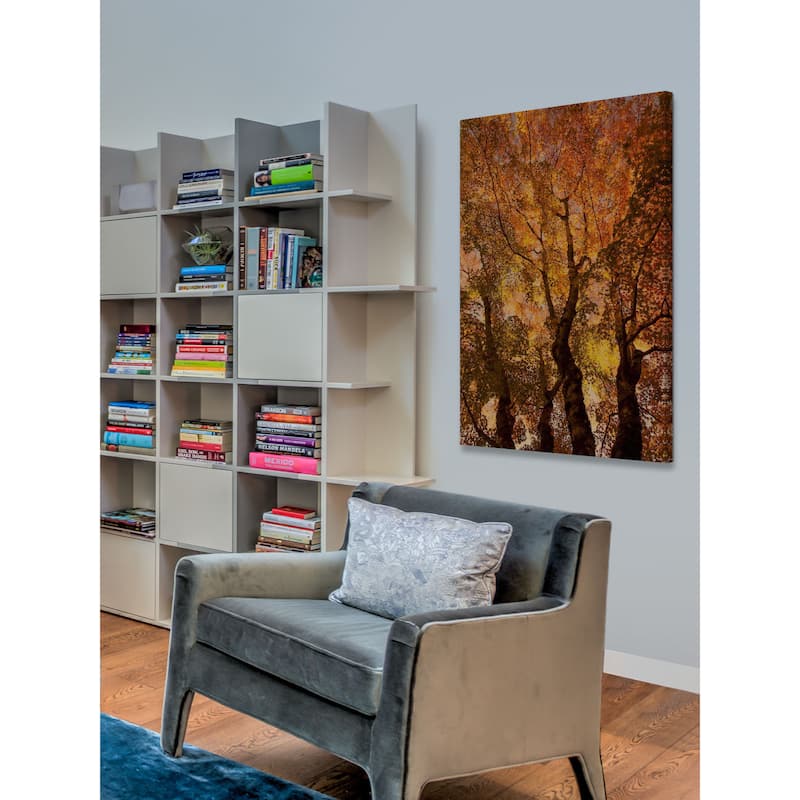 Marmont Hill - The Trees Dance Painting Print on Canvas - Multi-Color
