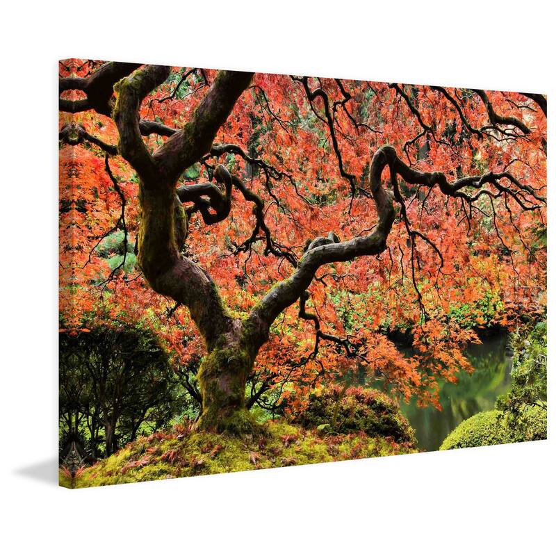 Marmont Hill - Autumn Magnificence Painting Print on Canvas - Multi-Color