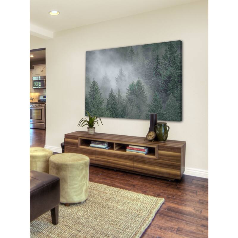 Marmont Hill - Draped in Clouds Painting Print on Canvas - Multi-Color