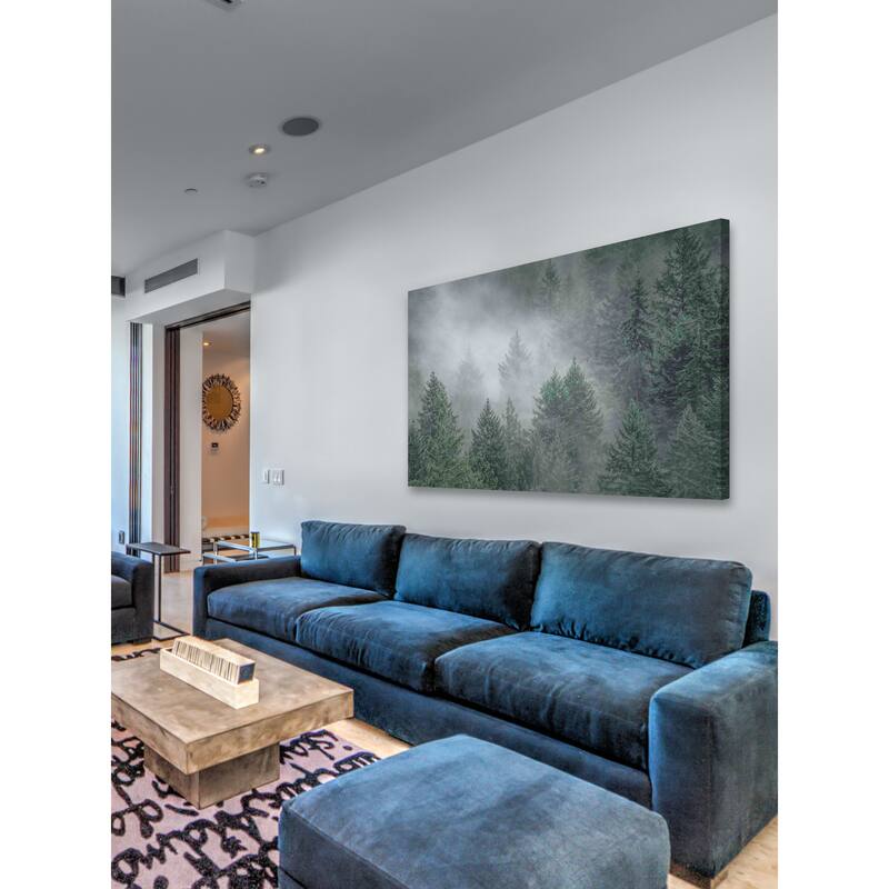 Marmont Hill - Draped in Clouds Painting Print on Canvas - Multi-Color