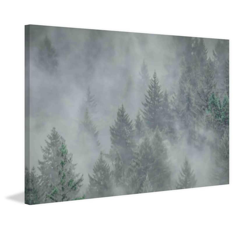 Marmont Hill - Misty Mood Painting Print on Canvas - Multi-Color