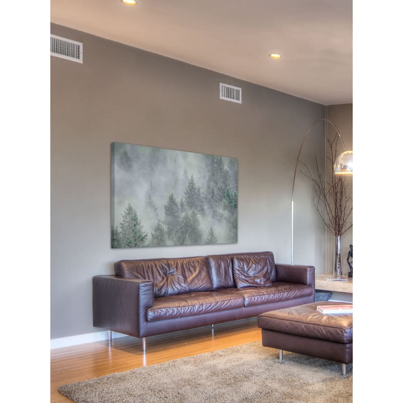 Marmont Hill - Misty Mood Painting Print on Canvas - Multi-Color