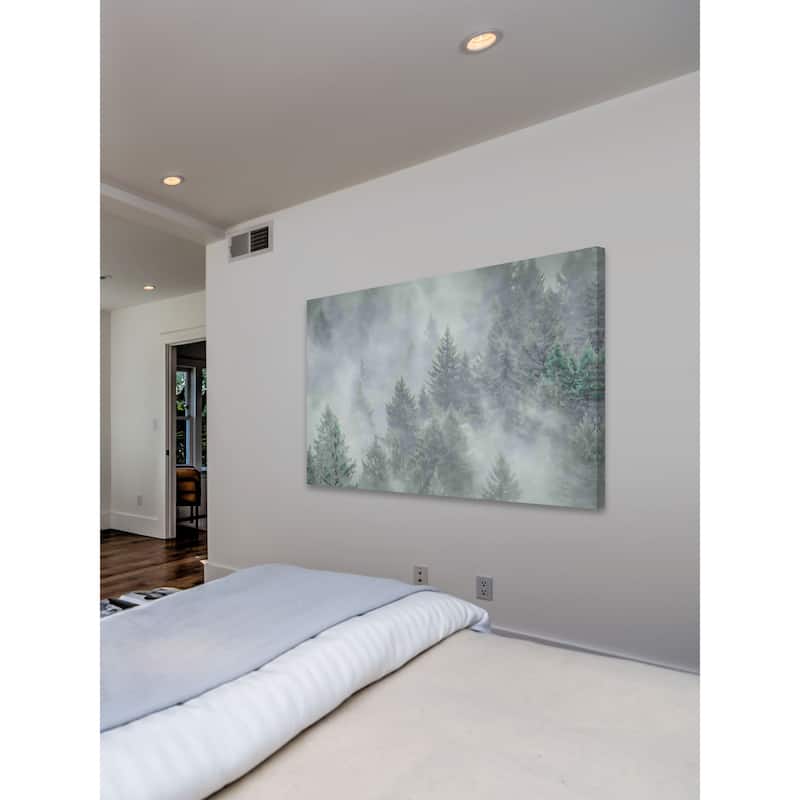 Marmont Hill - Misty Mood Painting Print on Canvas - Multi-Color