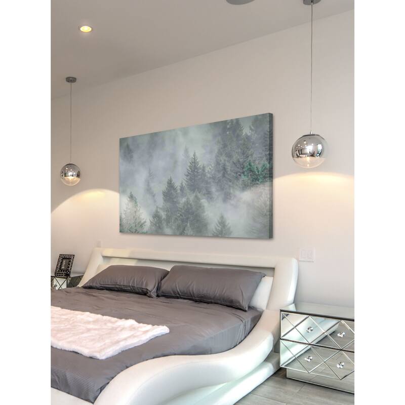 Marmont Hill - Misty Mood Painting Print on Canvas - Multi-Color
