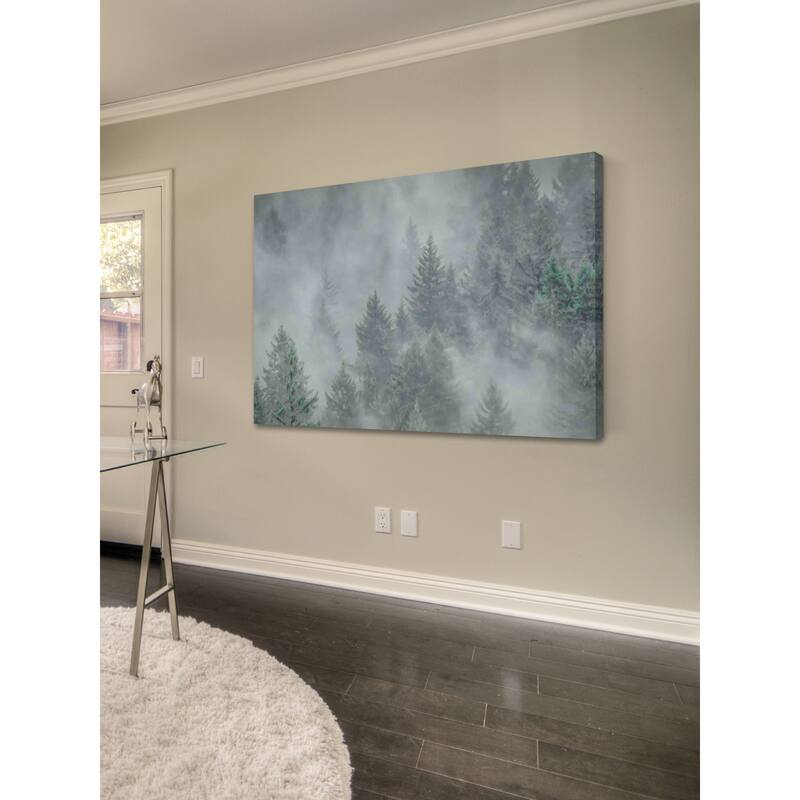 Marmont Hill - Misty Mood Painting Print on Canvas - Multi-Color