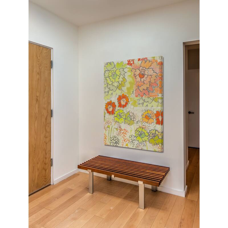 Marmont Hill - Big Orange Painting Print on Canvas - Multi-Color
