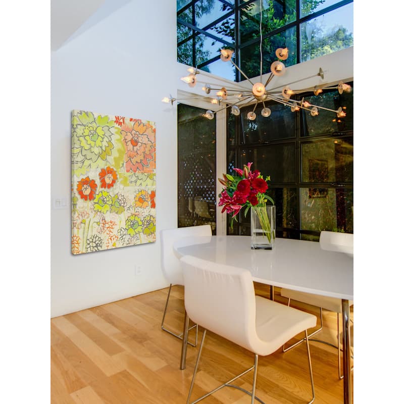 Marmont Hill - Big Orange Painting Print on Canvas - Multi-Color