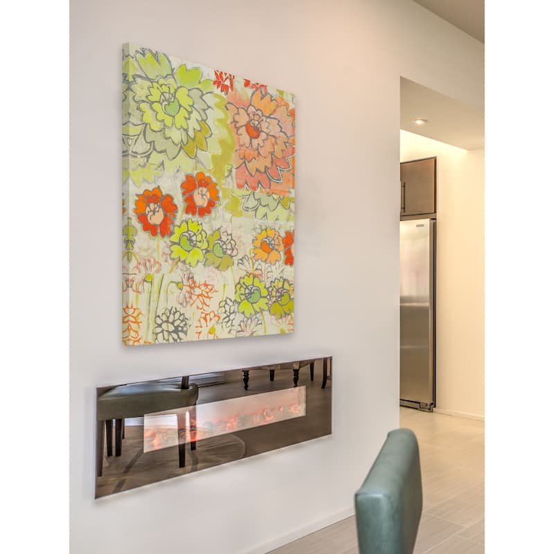 Marmont Hill - Big Orange Painting Print on Canvas - Multi-Color