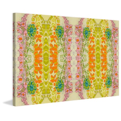 Marmont Hill - Snapdragons Textile Painting Print on Canvas - Multi-Color