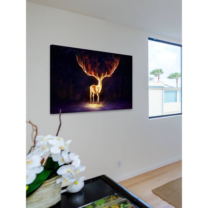 Marmont Hill - Firewalker Painting Print on Canvas - Multi-Color