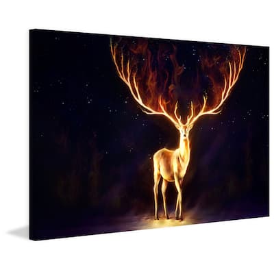 Marmont Hill - Firewalker Painting Print on Canvas - Multi-Color