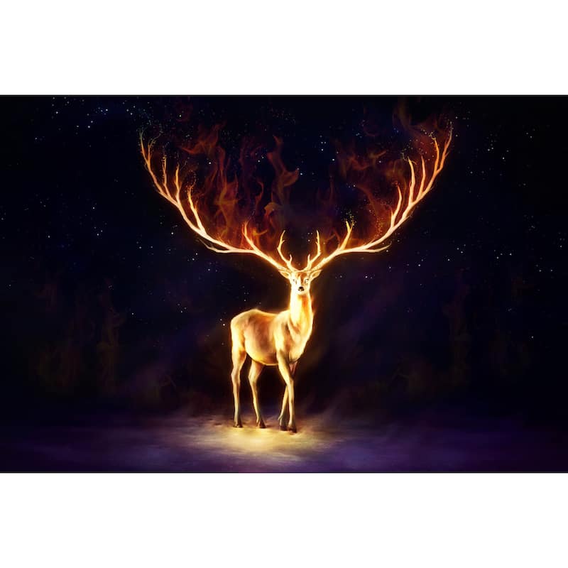 Marmont Hill - Firewalker Painting Print on Canvas - Multi-Color