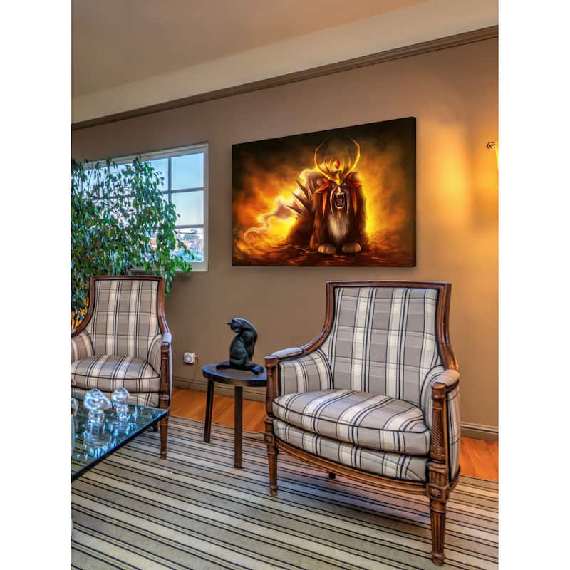 Marmont Hill - Entei Painting Print on Canvas - Multi-Color