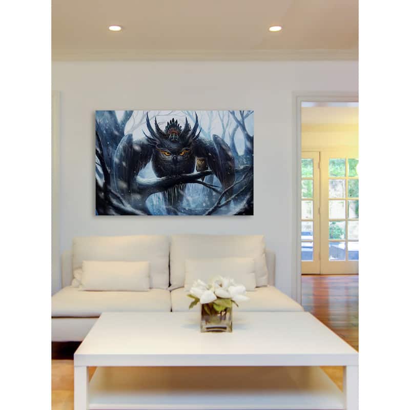 Marmont Hill - Owl Mommy Painting Print on Canvas - Multi-Color