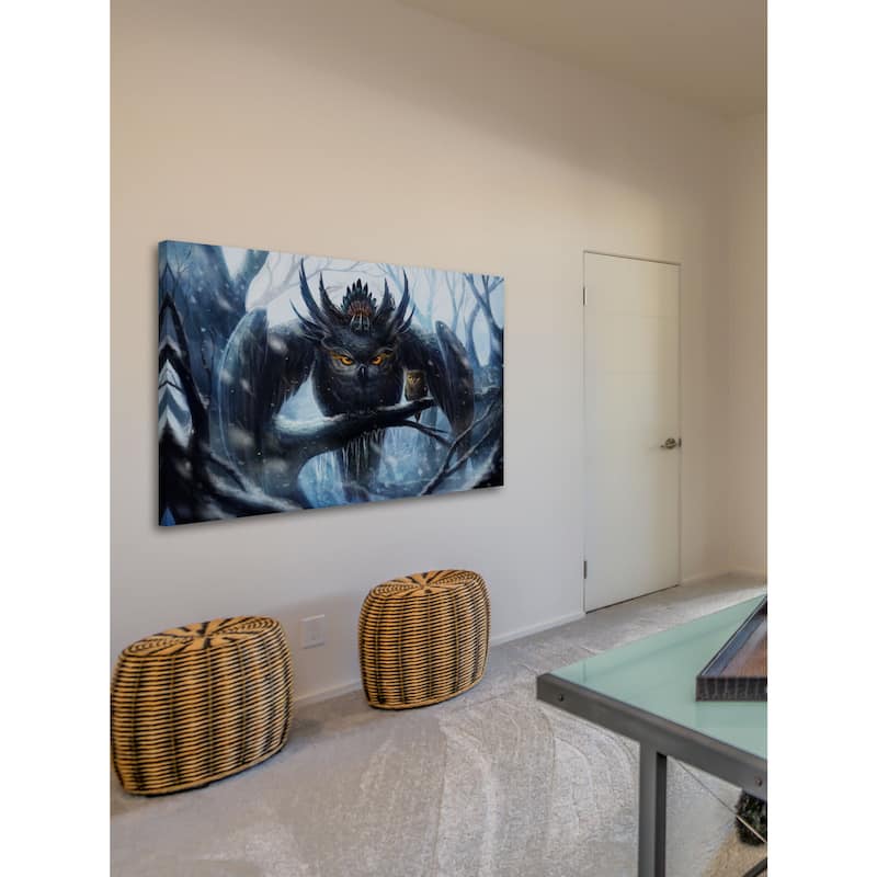 Marmont Hill - Owl Mommy Painting Print on Canvas - Multi-Color