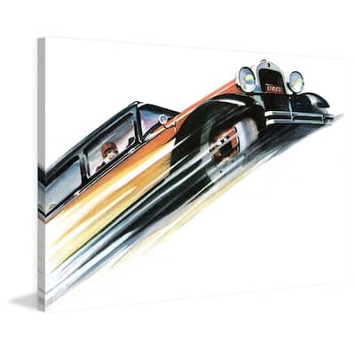 Marmont Hill - Vintage 12672 Painting Print on Canvas - Multi-color