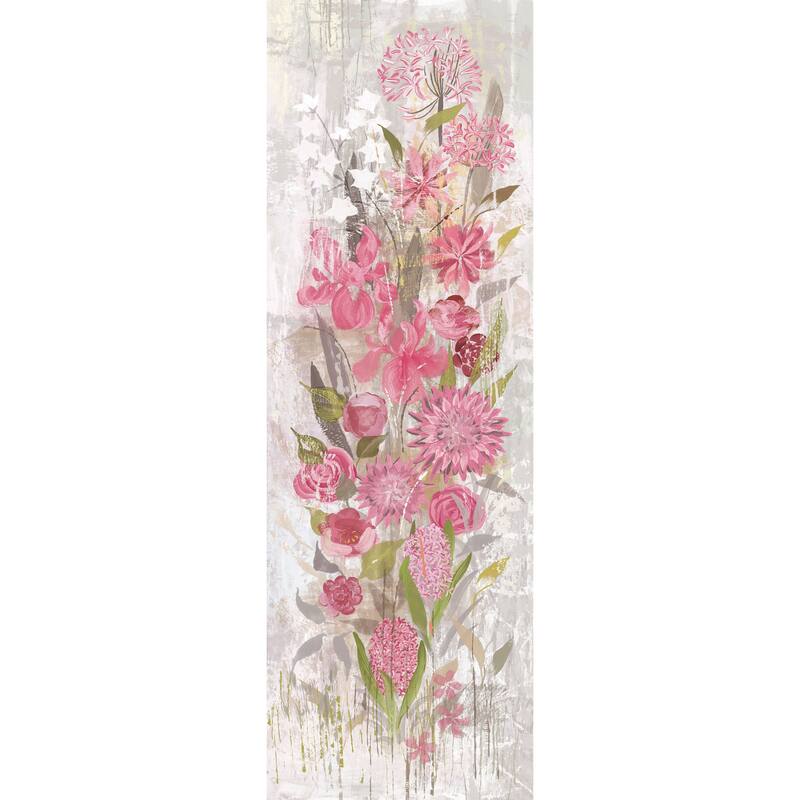 Marmont Hill - Floral Frenzy Soft Pink II Painting Print on Canvas - Multi-Color