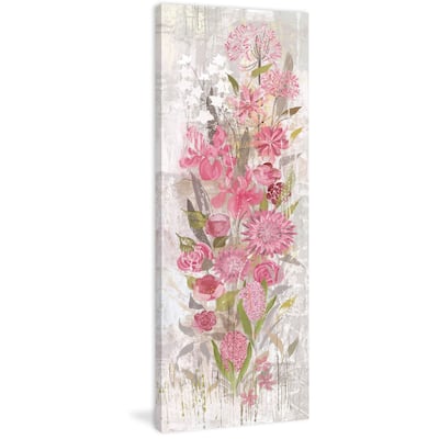 Marmont Hill - Floral Frenzy Soft Pink II Painting Print on Canvas - Multi-Color