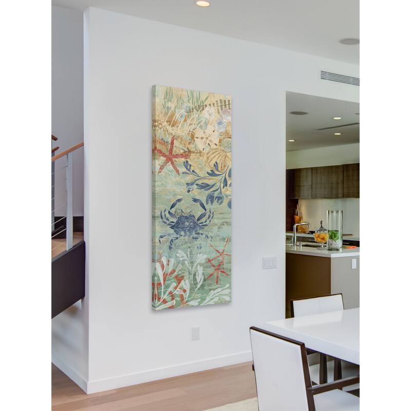 Marmont Hill - Floral Frenzy Coastal VII Painting Print on Canvas - Multi-Color