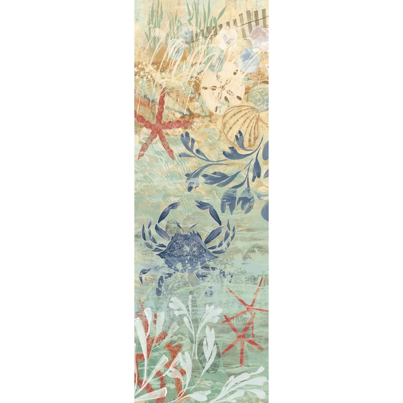Marmont Hill - Floral Frenzy Coastal VII Painting Print on Canvas - Multi-Color