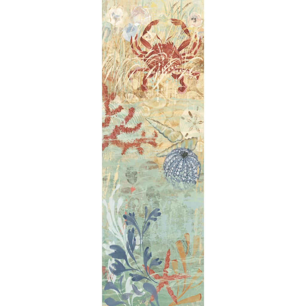 Marmont Hill - Floral Frenzy Coastal VI Painting Print on Canvas - Multi-Color