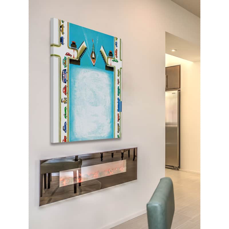Marmont Hill - The Drawbridge Painting Print on Canvas - Multi-Color