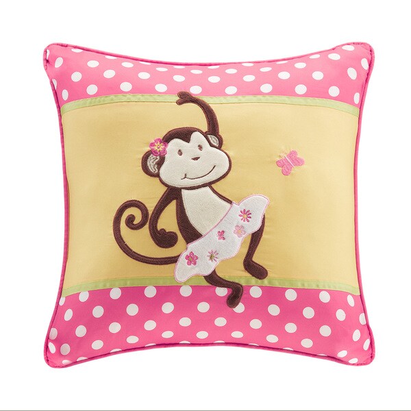 plush monkey pillow
