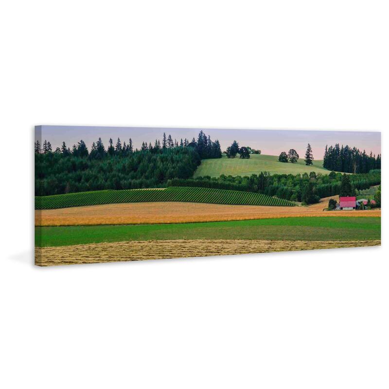 Marmont Hill - Country Meadows Painting Print on Canvas - Multi-Color